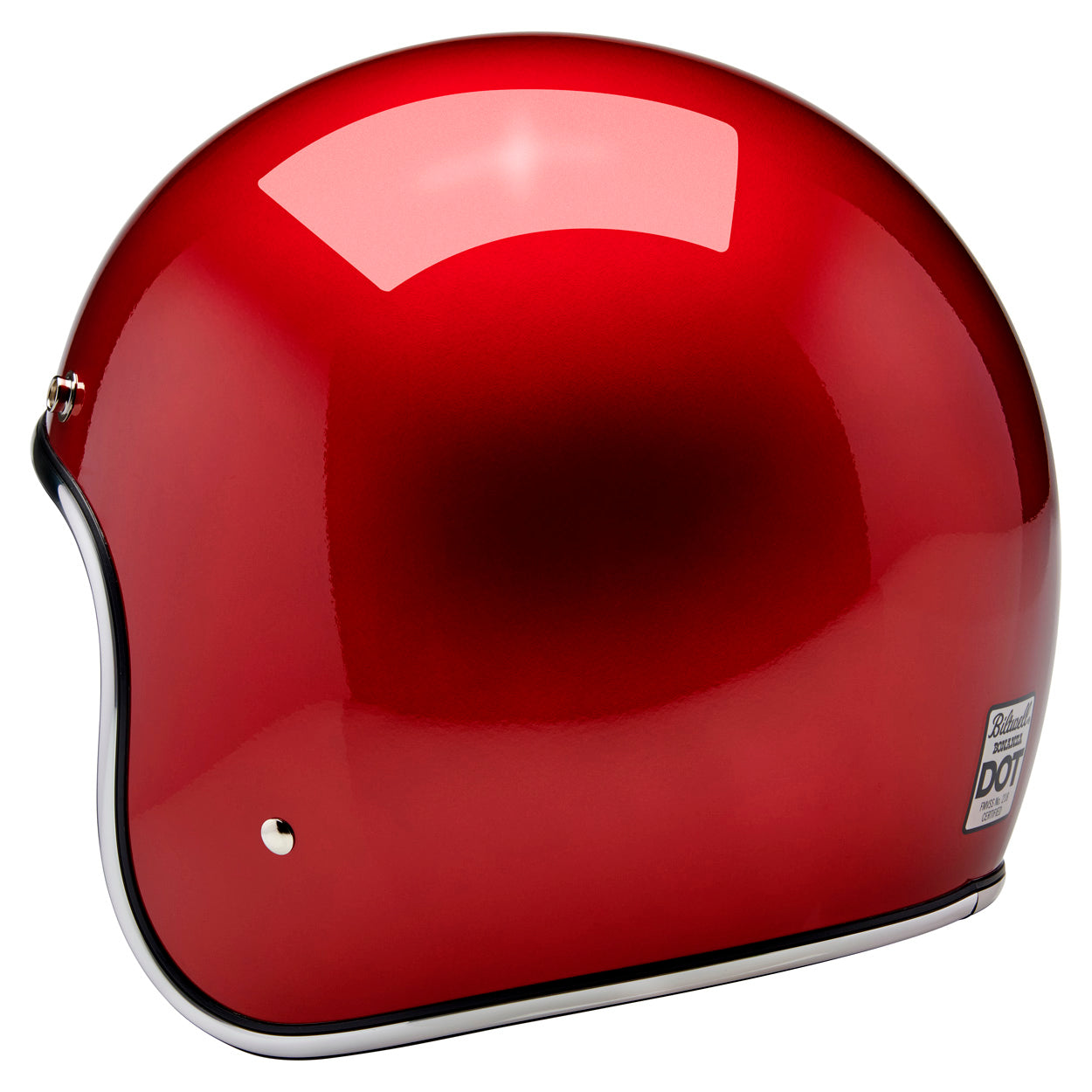 Casco Biltwell Bonanza - rojo cereza metalico