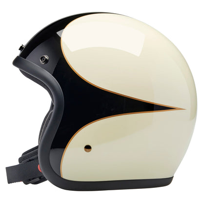 Casco Biltwell Bonanza - blanco/negro