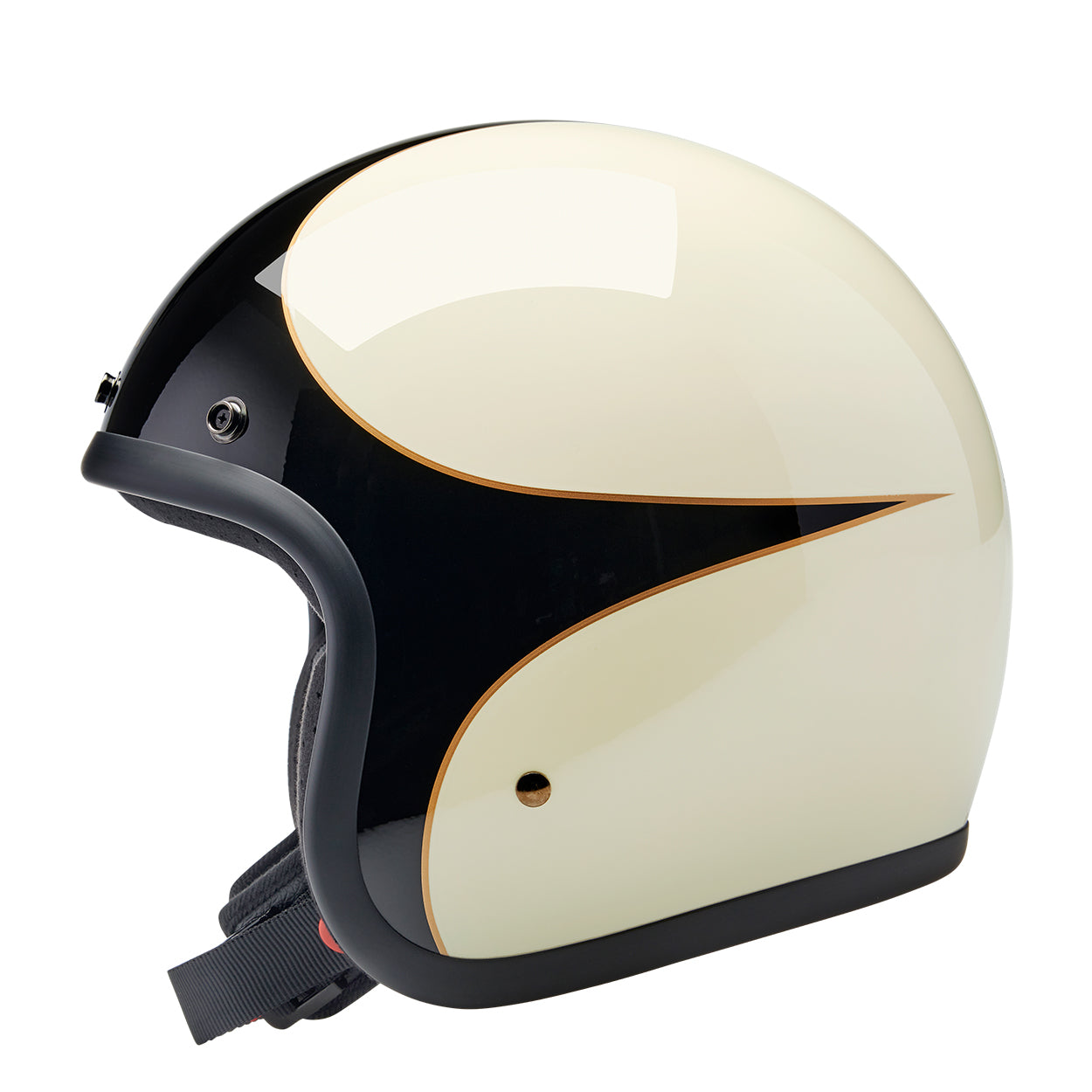 Casco Biltwell Bonanza - blanco/negro