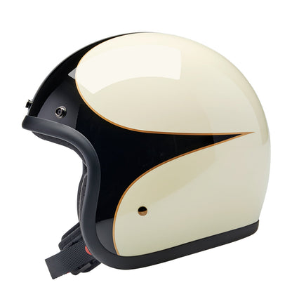 Casco Biltwell Bonanza - blanco/negro