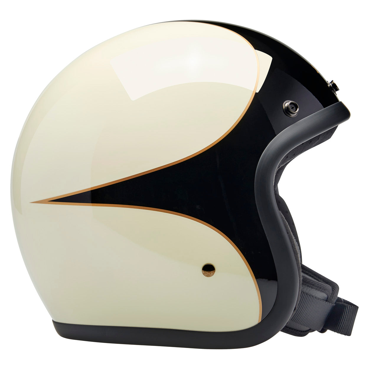 Casco Biltwell Bonanza - blanco/negro