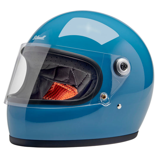 Casco Biltwell Gringo S - Azul Dove Brilloso