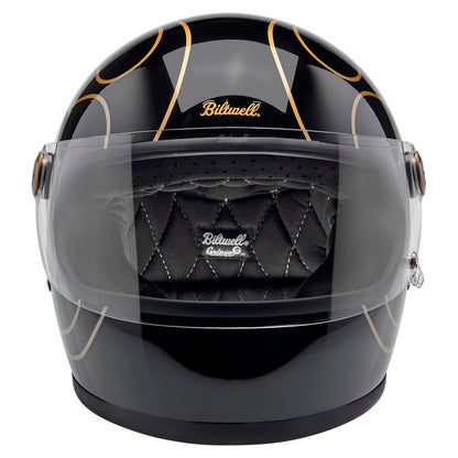 Casco Biltwell Gringo S Flamas - negro