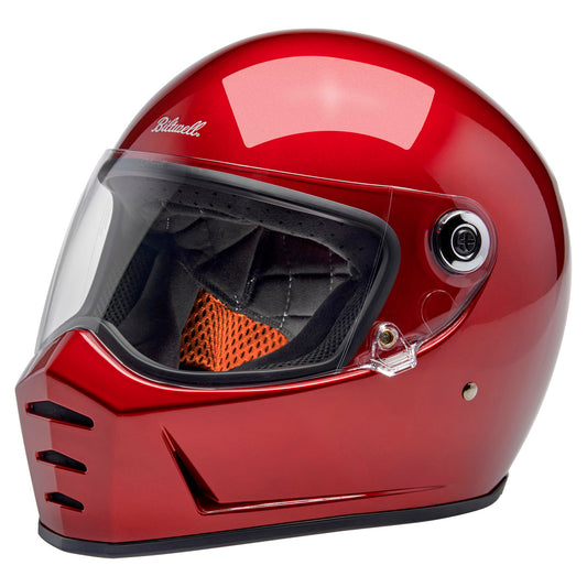 Casco Biltwell Lane Splitter - rojo cereza metalico