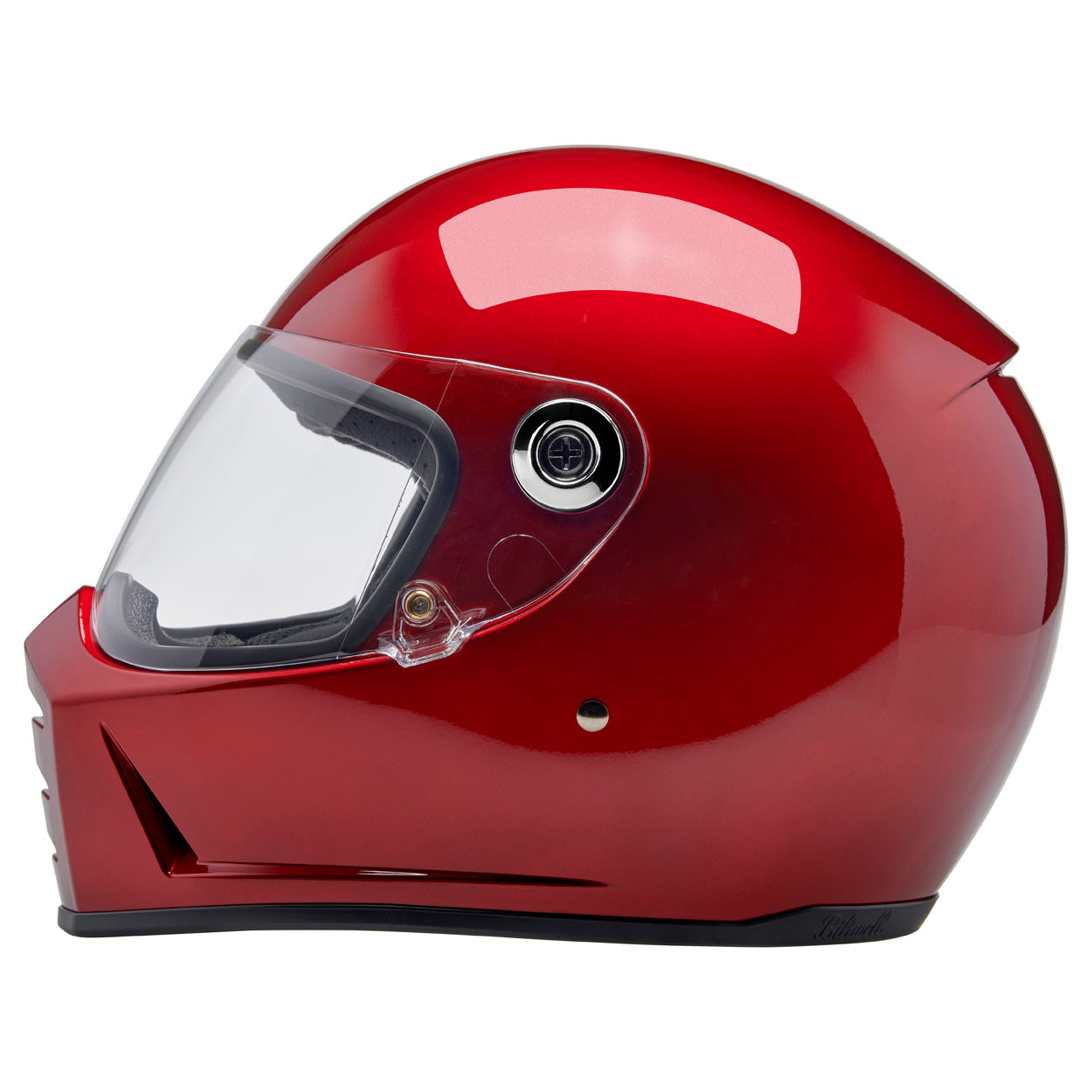 Casco Biltwell Lane Splitter - rojo cereza metalico