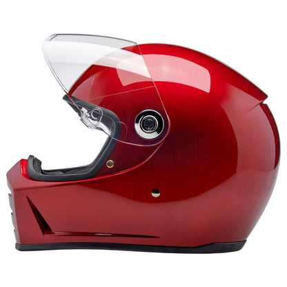 Casco Biltwell Lane Splitter - rojo cereza metalico