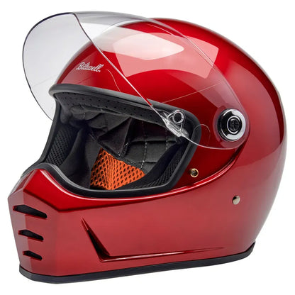 Casco Biltwell Lane Splitter - rojo cereza metalico
