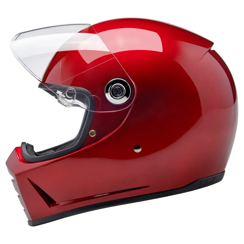 Casco Biltwell Lane Splitter - rojo cereza metalico