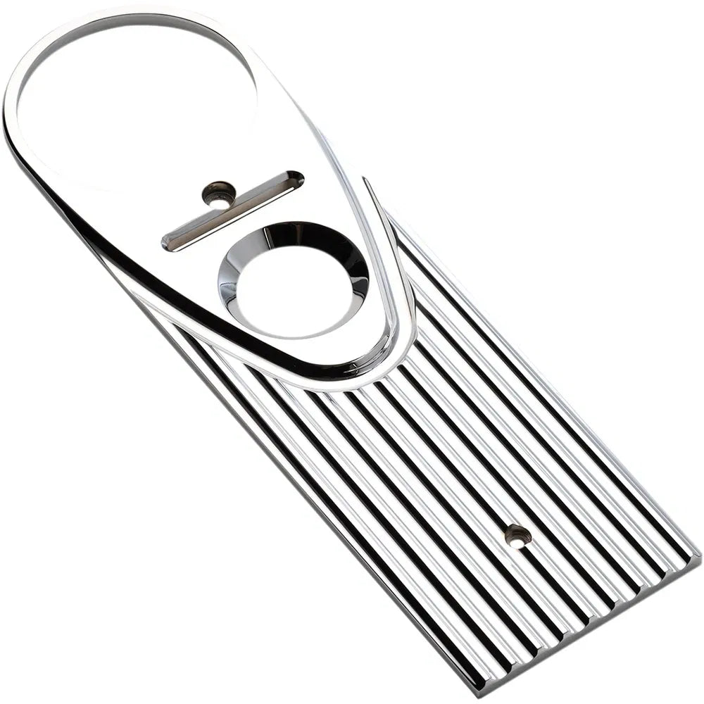 Full Length-Style King Dash Cover - Finned - Chrome