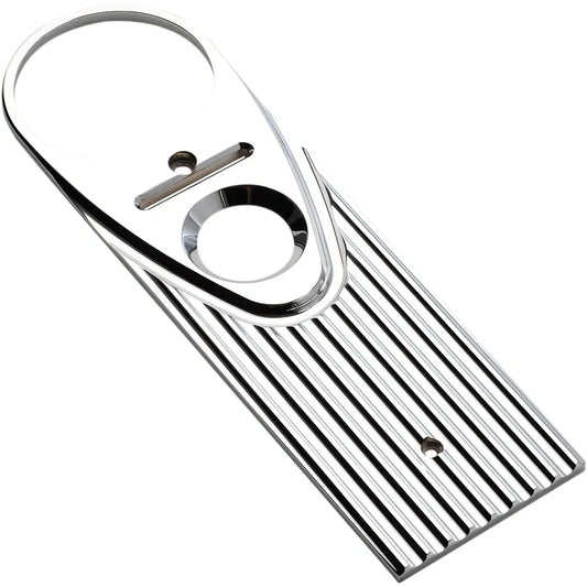 Full Length-Style King Dash Cover - Finned - Chrome