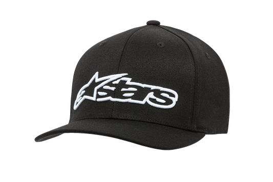 Gorra Blaze Flexfit® Alpinestars - Negro/Blanco