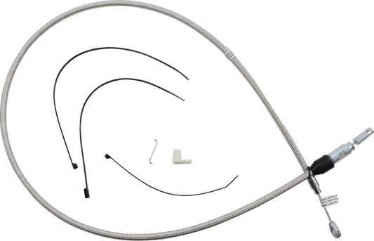 Cable de embrague superior de conexión rápida de acero inoxidable pulido - Cable de embrague superior de conexión rápida de acero inoxidable pulido - 50"