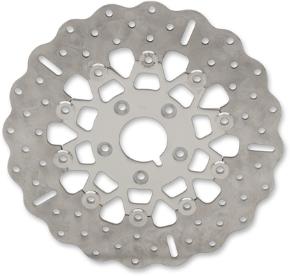 Rotor de freno delantero de acero inoxidable serie FSD para Big Twins - Rotor de freno - Soporte pulido