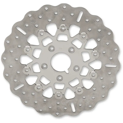Rotor de freno delantero de acero inoxidable serie FSD para Big Twins - Rotor de freno - Soporte pulido