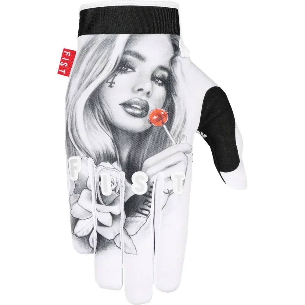 Guantes con tiras hannah roberts red label eye candy