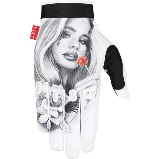 Guantes con tiras hannah roberts red label eye candy