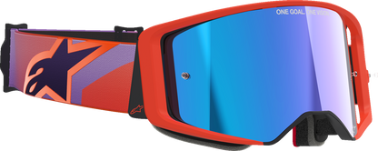 Lentes Supertech Vision Corp - Lentes Supertech Vision - Corp - Púrpura Coral Caliente - Lente Espejo Azul
