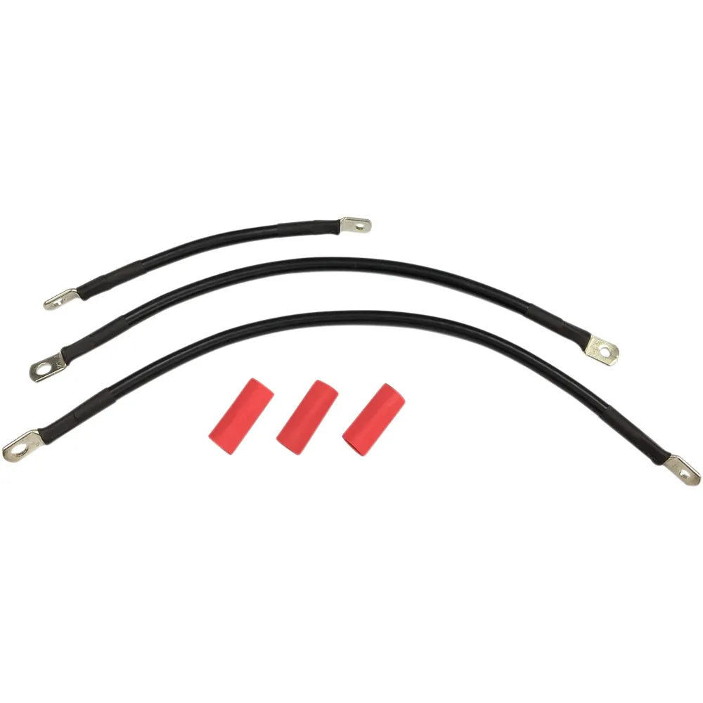 Black Battery Cable Set - '84-'88 ST