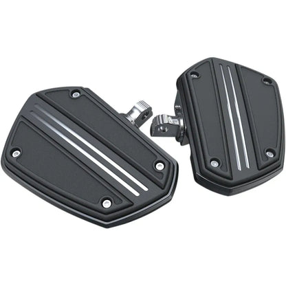 Plancha Twin Rail - Con Adaptador - Negro brillante