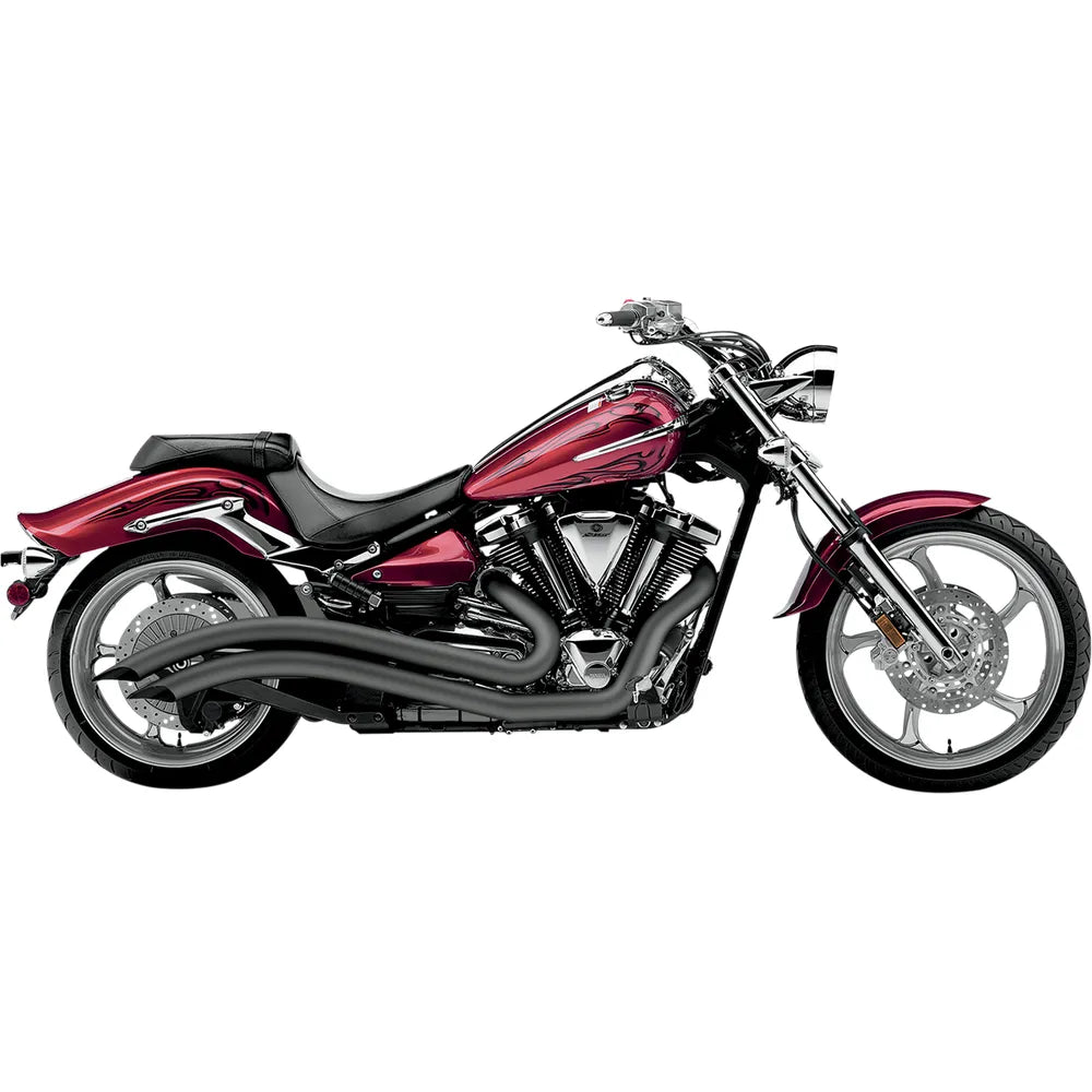 Speedster Swept Exhaust - Black - Raider