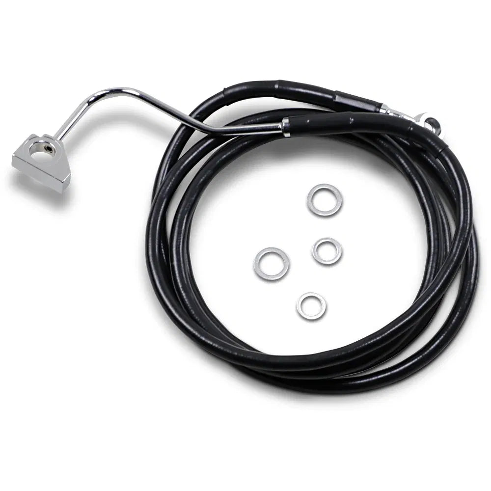Kit de línea de freno de vinilo negro de longitud extendida
