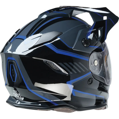 Casco range 2.0 rotor snow electric negro/azul