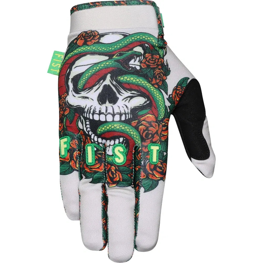 Guantes venenosos atados