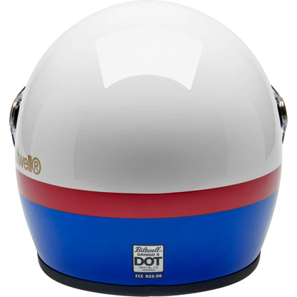 Casco gringo s apex blanco/rojo/azul