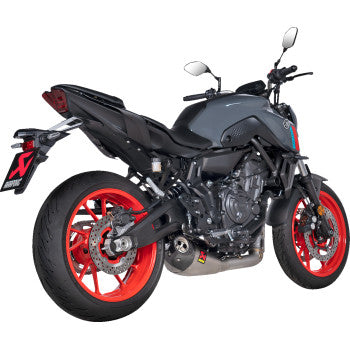 Escape Akrapovic - Racing Line Exhaust System - Titanium - Yamaha MT-07/XSR 700