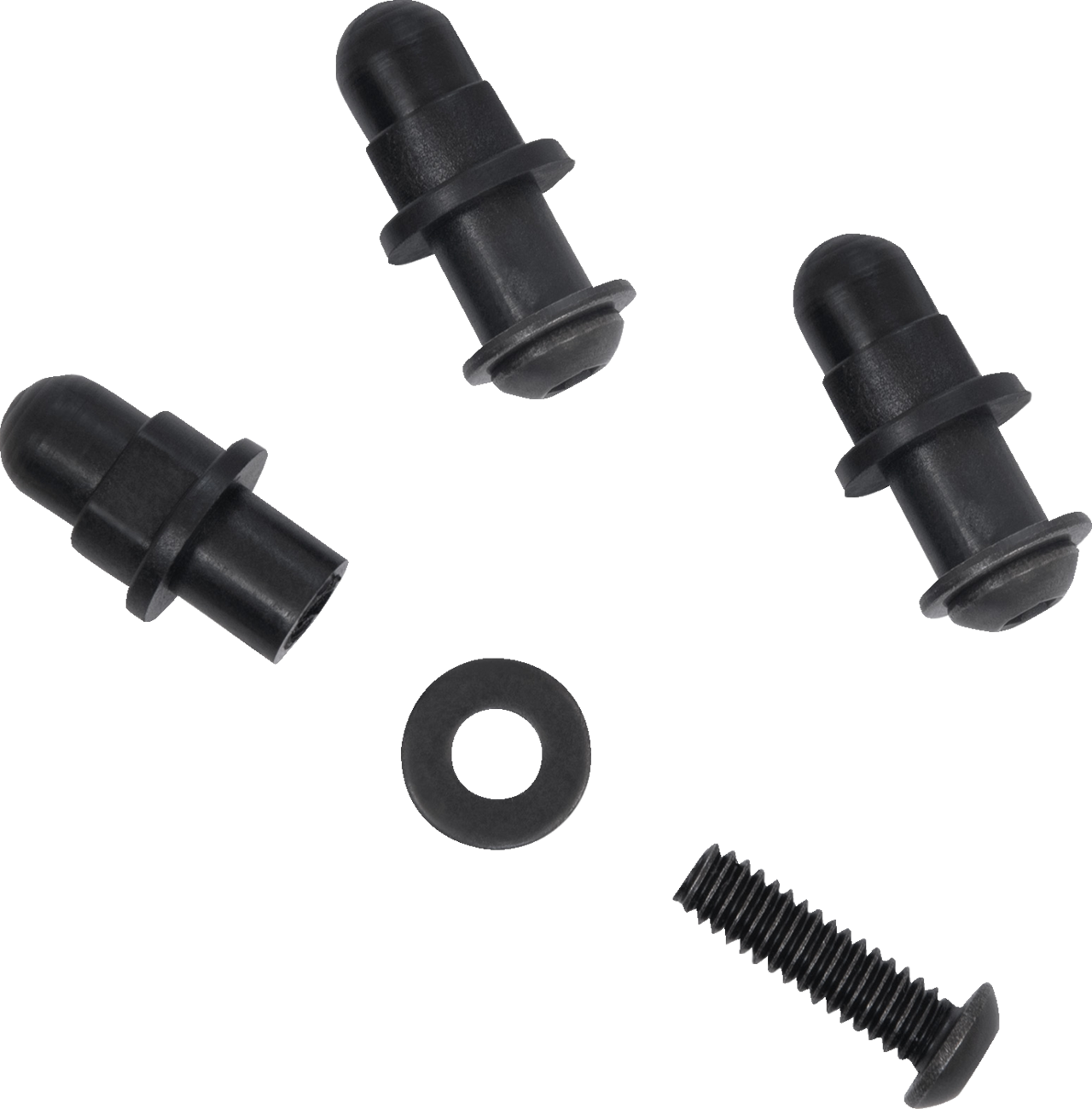 Juego de tornillos para parabrisas Batwing - Juego de tornillos - Batwing - Negro