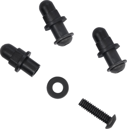 Juego de tornillos para parabrisas Batwing - Juego de tornillos - Batwing - Negro