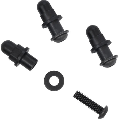 Juego de tornillos para parabrisas Batwing - Juego de tornillos - Batwing - Negro