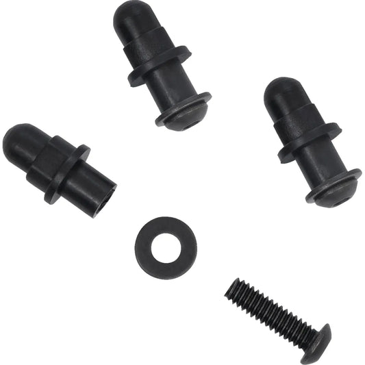 Juego de tornillos para parabrisas Batwing - Juego de tornillos - Batwing - Negro