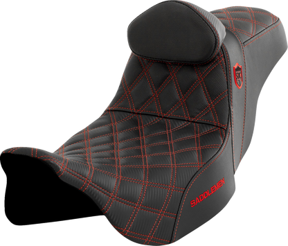 Asiento Pro Series SDC Performance Grip - Asiento Pro Series SDC Performance - con respaldo - Punto rojo - FLH/FLT '08-'23