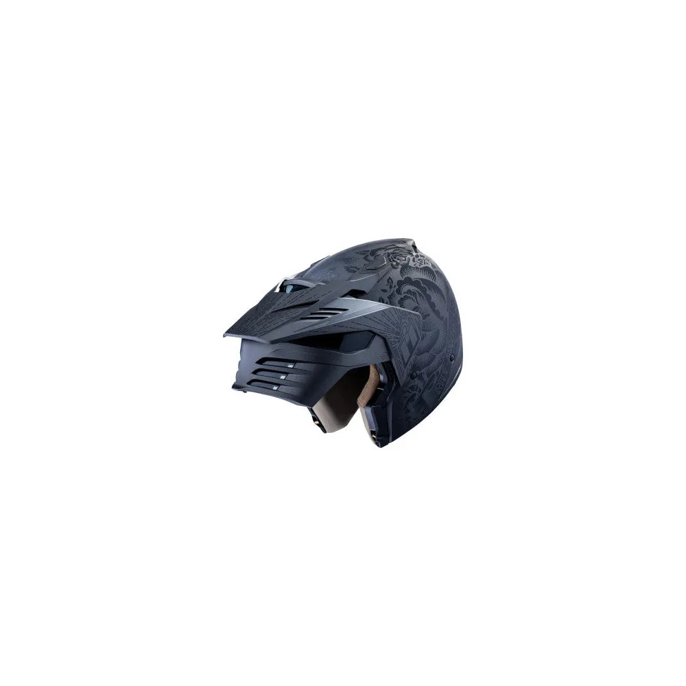 Casco Icon Elsinore Darkgard - Negro