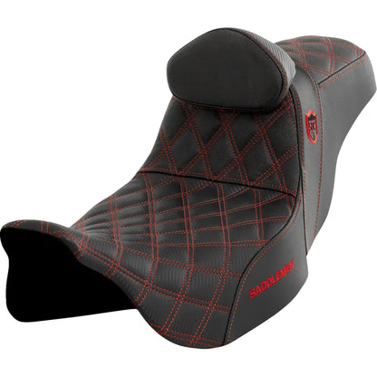 Asiento Pro Series SDC Performance Grip - Asiento Pro Series SDC Performance - con respaldo - Punto rojo - FLH/FLT '08-'23