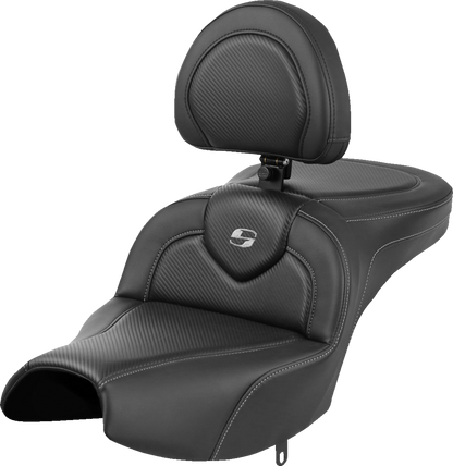 Asiento de alcance estándar Roadsofa™ - Asiento Roadsofa™ - Con respaldo - Negro - Fibra de carbono - Indian Pursuit '22 -'24