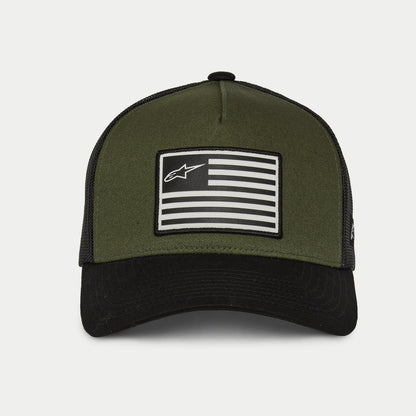 Gorra ALPINESTARS Flag Hat verde/negra
