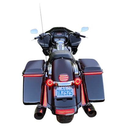 Insertos de señal de giro led de 4 anillos rojos genesis®