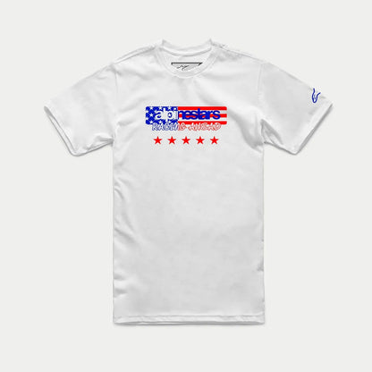 Playera Alpinestars USA Again - Blanco