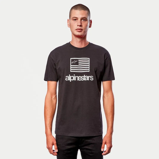 Playera Alpinestars Flag - Negro