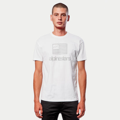 Playera Alpinestars Flag - Blanco