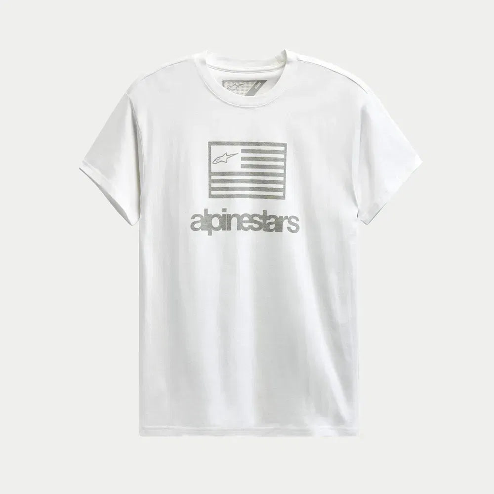 Playera Alpinestars Flag - Blanco