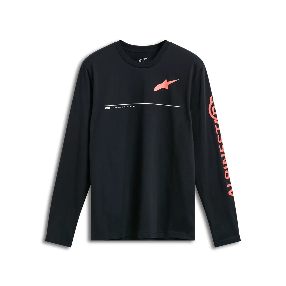 Playera manga larga Alpinestars Committed CSF - negro