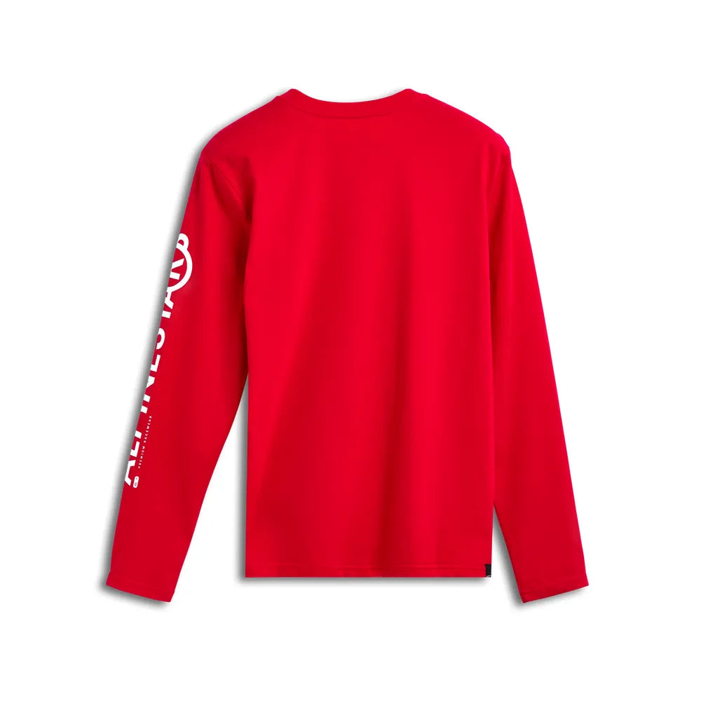Playera manga larga Alpinestars Committed CSF - rojo