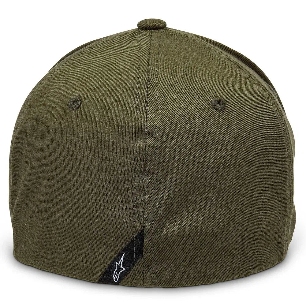 Gorra Alpinestars Linear - Verde Militar/Negro