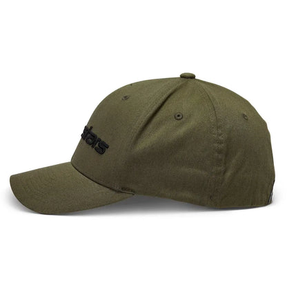 Gorra Alpinestars Linear - Verde Militar/Negro