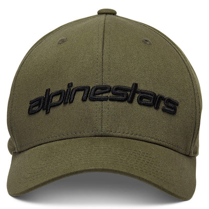Gorra Alpinestars Linear - Verde Militar/Negro