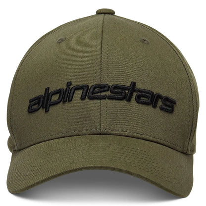 Gorra Alpinestars Linear - Verde Militar/Negro
