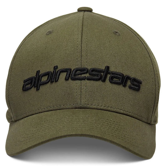 Gorra Alpinestars Linear - Verde Militar/Negro